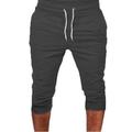 pantaloncini da allenamento da palestra da uomo estivi pantaloni con fondo elastico con coulisse pantaloni sportivi casual pantaloni da jogging capri vestibilità ampia (grigio, xxxl)