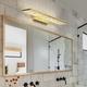 led vanity light crystal waterproof ip20 20w mirror light moderno bianco minimalista lampada da bagno lampada da bagno in ferro alluminio applique da parete per montaggio a parete apparecchio di