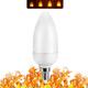 lampadina a fiamma a led e27 effetto fiamma dinamico fuoco e14 luce luce a led lampeggiante 3/5/7/9w 110v-220v illuminazione domestica simulazione luce della fiamma induzione di gravità effetto fiamma