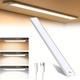 sensore di movimento luci sotto l'armadio 3 temperature di colore luce notturna ricaricabile tramite USB senza fili luci per armadio interno lampade magnetiche sottopiano per armadio da cucina