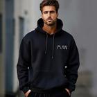 Per uomo Lettera Felpe con cappuccio Manica Lunga Felpe Con Cappuccio Moda Quotidiano Vacanza Ferie Primavera Autunno Nero Abbigliamento progettista S M L XL 2XL