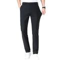 Per uomo Pantaloni da golf Pantaloni Pantaloni casual Pantaloni elasticizzati Tasche Liscio Comfort Traspirante Esterno Giornaliero Per uscire Di tendenza Informale Nero Blu