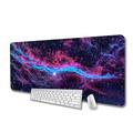 grande tappetino per mouse xl 35.4x15.7in grande tastiera del computer estesa tappetino per mouse pad da scrivania per laptop con bordi cuciti tappetino per mouse impermeabile per la casa del