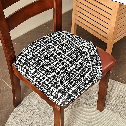 coprisedili per sedie da sala da pranzo set di 2 coprisedili per sedie stampati elasticizzati set di 2 coprisedili per sedie imbottiti rimovibili lavabili coprisedili per cuscini per la cucina ufficio