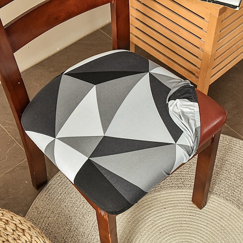 coprisedili per sedie da sala da pranzo set di 2 coprisedili per sedie stampati elasticizzati set di 2 coprisedili per sedie imbottiti rimovibili lavabili coprisedili per cuscini per la cucina ufficio