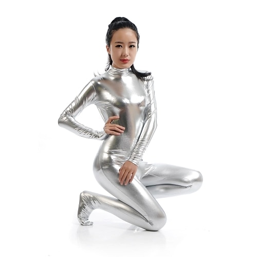 Zentai-Anzüge Cosplay Kostüm Catsuit Karnevalskostüm Ganzkörperanzug Herren Damen Sex Sexy Kostüm Einfarbig Elasthan Latex Kostüm für Halloween Erwachsene