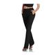 Damen-Kleid, Arbeit, Freizeithose, Hose, gerade, durchgehende Tasche, dehnbare Hose, Alltag, Schwarz, Wein, S, M