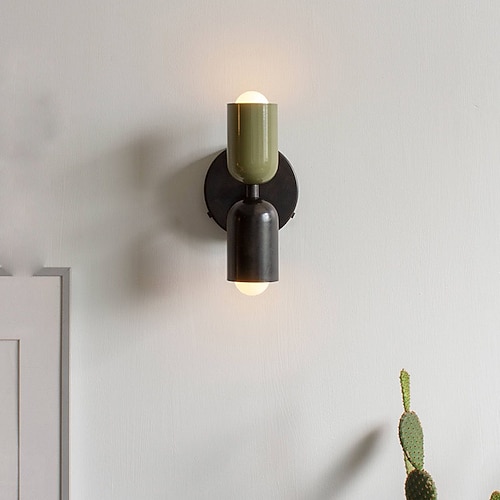 led wandleuchten kupfer minimalismus auf und ab warmweißes licht 5w 3000k wandleuchten modern zeitgenössischer stil wohnzimmer schlafzimmer esszimmer metall wandleuchte Image