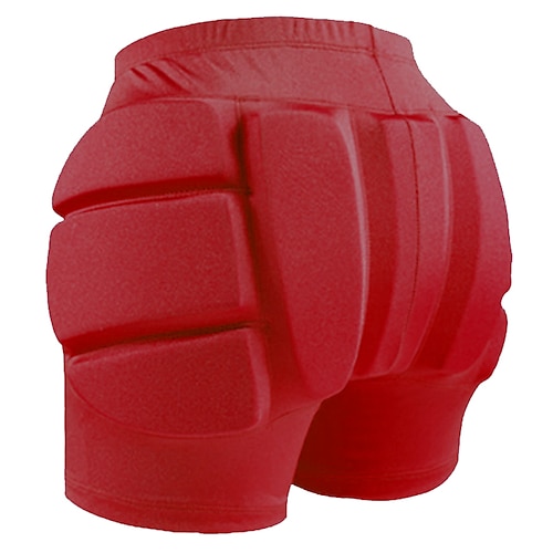 Antishock-Shorts / Gepolsterte Kompressionsshorts für Skifahren / Eislaufen Schützend Training Purpur / Gelb / Pfirsich Image