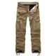 Herren Fleece gefütterte Hose Wanderhose Hose Arbeitshose Cargohose Trainingshose Winter Outdoor Thermisch warm winddicht Fleecefutter Ripstop-Hose Khaki Schwarz Armeegrün Angeln Klettern Laufen