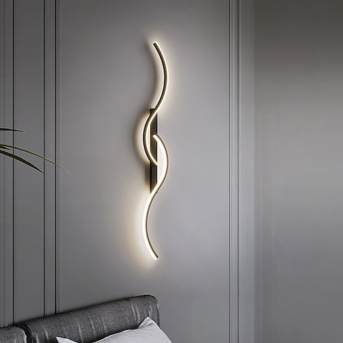 LED-Wandleuchte 3000-6000k dimmbare Silikon-Wandleuchte ist für Schlafzimmer, Wohnzimmer, Badezimmer, Korridor geeignet Image