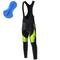 Herren Radhose lang mit Trägern Fahhrad Unten MTB Mountain Rennrad Sport Graphic 3D-Pad Atmungsaktiv Schnelltrocknend Feuchtigkeitsableitung Gelb Rot Polyester Spandex Bekleidung Fahrradbekleidung