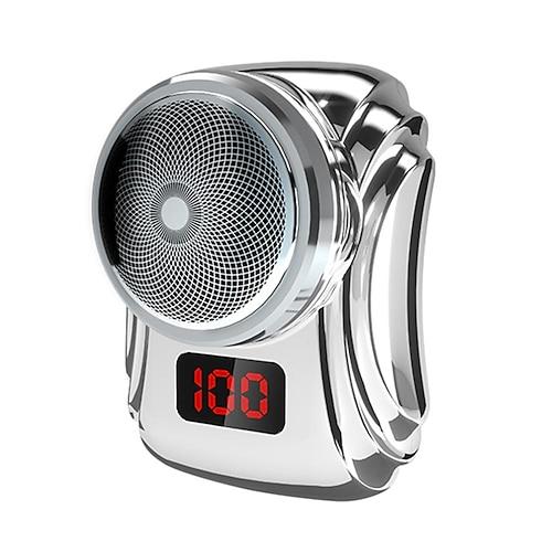 Elektrorasierer USB wiederaufladbare Digitalanzeige Rasierer Mini tragbare multifunktionale Reise 0,1 mm Herrenrasierer ohne Rückstände