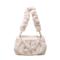 Damen Handtasche Schultertasche Plüschtasche Flauschige Tasche Kunstpelz Party Valentinstag Täglich Perlen Verzierung Kette Hohe Kapazität Leichtgewichtig Langlebig Feste Farbe Schwarz Weiß Rosa