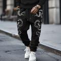 Herren Punk Gothic Schlange Jogginghose Trainingshose Jogginghose Jogger Hosen Hose 3D-Druck Mittlere Taillenlinie Party Strasse Urlaub Frühling Herbst Regular Fit Mikro-elastisch