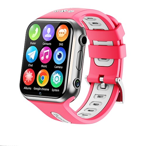 696 W5PRO Smartwatch 1.83 Zoll Kinder-Smartwatch-Telefon Bluetooth 4G Schrittzähler Anruferinnerung Wecker Kompatibel mit Android iOS Kinder GPS Freisprechanlage Kamera IP 67 41mm Uhrengehäuse Image