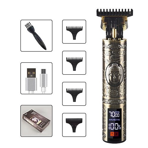 T9 USB elektrische Haarschneidemaschine professioneller Herrenrasierer Trimmer wiederaufladbarer Barttrimmer Friseur Haarschneidewerkzeuge Valentinstagsgeschenk Image