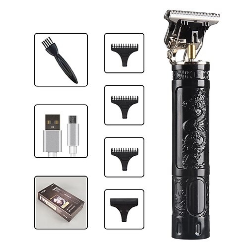 T9 USB elektrische Haarschneidemaschine professioneller Herrenrasierer Trimmer wiederaufladbarer Barttrimmer Friseur Haarschneidewerkzeuge Valentinstagsgeschenk Image