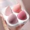 4 Stück Schwamm für Make-up Beauty Blender mit Box Foundation Puder Rouge Make-up Tool Kit Beauty Ei Make-up Schwamm kosmetischer Blätterteighalter