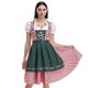 Karneval Oktoberfestbier Kostüm Dirndl Trachtenkleader Bayerisch Wiesn Traditioneller Stil Wiesn Damen Stoff im traditionellen Stil Kleid Schürze