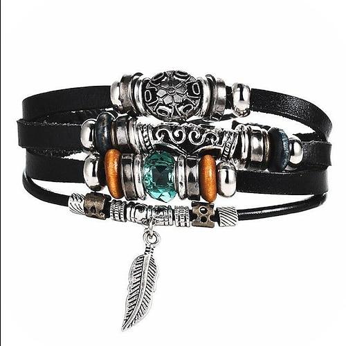 Damen Armbänder Künstlerisch Party Farbblock Armband / Schwarz / Silber / Blau / Herbst / Winter