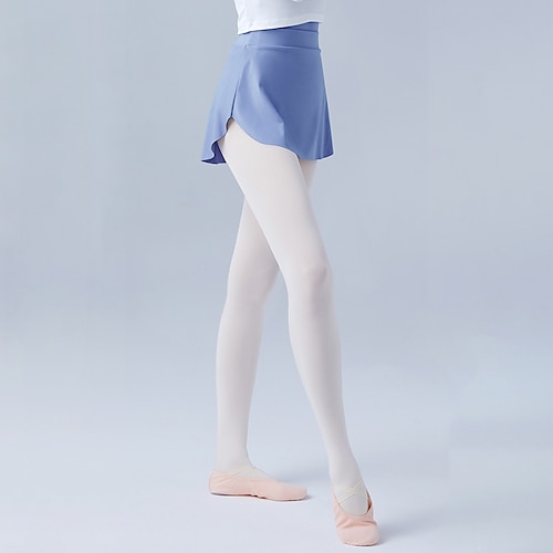 Ballett Sportkleidung Röcke Pure Farbe Farbaufsatz Damen Leistung Ausbildung Hoch Nylon Image