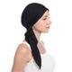neue elastische baumwolle einfarbig wickel kopftuch hüte moslemische turban mütze für frauen innere hijab hut mode weibliche turbantes kappen