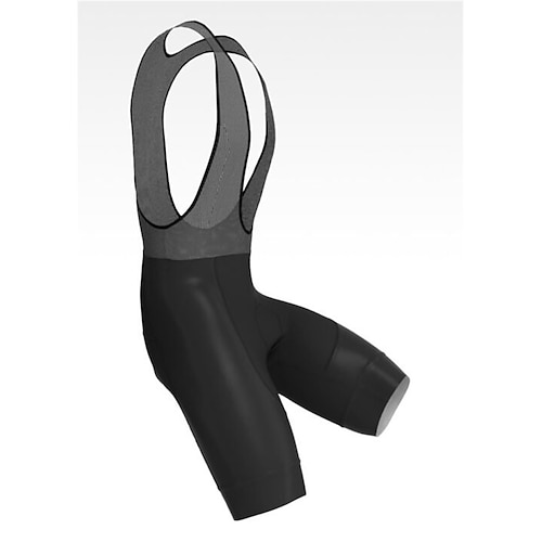 Herren Grafik Fahrradträgerhose Radhose Unterlage Fahhrad Trägerhose MTB-Shorts Rennpassform Sport 3D-Polster Radfahren Rutschfest Elastisch Dunkelrosa Weiß Bekleidung Fahrradbekleidung