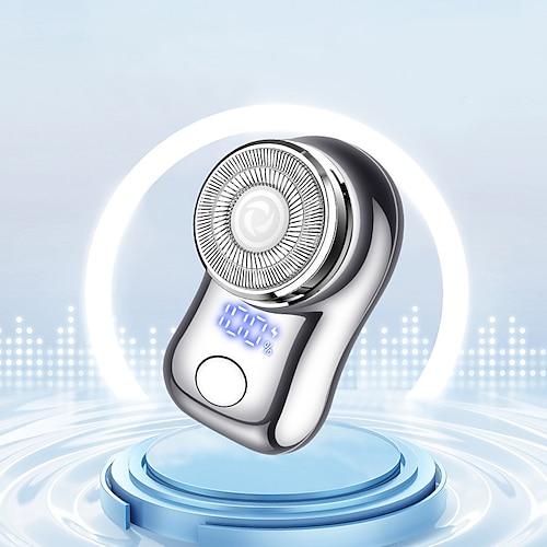 Elektrorasierer für Männer, Mini-Shave, tragbarer Elektrorasierer, tragbarer Nass- und Trockenrasierer im Taschenformat, wiederaufladbarer USB-Rasierer für Herren