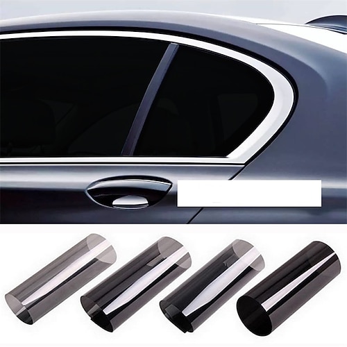 Starfire Auto schwarz Anti-Peep-Folie Fenster-Isolierfolie Rolle Auto Auto Home Fensterglas Sommer Solar UV-Schutzfolie Image