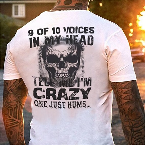 Herren Übergröße T Shirt Groß und hoch Graphic Rundhalsausschnitt Bedruckt Kurzarm Sommer Modisch Basic Klassisch Komfortabel Strasse Casual Oberteile Image