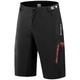 WOSAWE Herren Radlerhose Fahrradhose Fahrradshorts Radunterhose Radhose Kurze Radhose MTB Fahhrad Hosen / Regenhose Mountainbike Shorts entspannte Passform MTB Mountain Rennrad Sport Atmungsaktiv