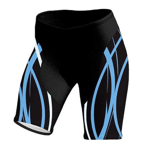 Damen Streifen Radsport-Radhose: Fahrradhose Fahrradshorts Fahhrad Gepolsterte Shorts / Chamois Mountainbike MTB Straßenradsport Sport 3D-Polster Radfahren Schnelltrocknend Feuchtigkeitsableitend Image
