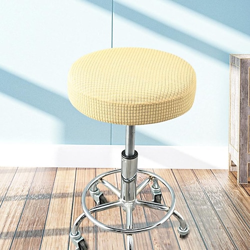 runde Barhocker-Sitzbezüge Stuhlhussen waschbare Hockerkissen-Schonbezüge elastische Barstuhlbezüge für Kaffeeparty-Bar-Restrant Image