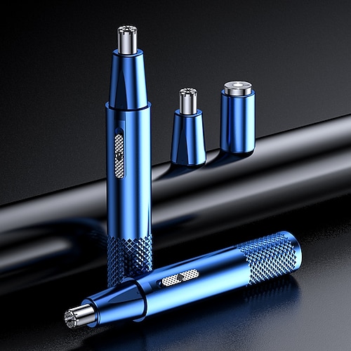 Elektrischer Nasenhaarschneider Wiederaufladbar Multi-kinetisches Rasiergerät Zwei-in-eins Unisex Vollautomatischer waschbarer Nasentrimmer Valentinstagsgeschenk Image