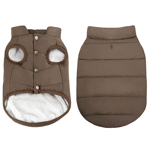 Hund Katze Mäntel Jacke Weste Mode Lässig Winter Wasserdicht Warm Atmungsaktiv Weich Waschbar Weihnachten Halloween Weihnachten Outdoor Alltagstauglich Hundebekleidung for Bichon Frise Zwergspitz Image