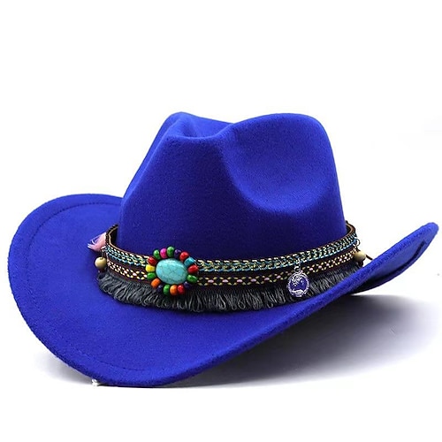 Western-Cowboyhüte mit breiter Krempe, Gürtelschnalle, Panamahut, amerikanisch, 18. Jahrhundert, 19. Jahrhundert, Bundesstaat Texas, Cowboyhut, Herren- und Damenkostüm, Vintage-Cosplay-Hut Image
