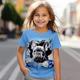 Mädchen 3D Hund T-Shirt Hemden Kurzarm 3D-Druck Sommer Aktiv Modisch Kuschelig Polyester kinderkleidung 3-12 Jahre Rundhalsausschnitt Outdoor Casual Täglich Regular Fit