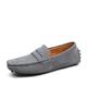 Herren-Loafer aus Wildlederimitat, lässige Slipper zum Hineinschlüpfen mit rutschfester Sohle – perfekt für den Alltag