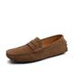 Herren Loafer Slip On Wildlederschuhe Fahrende Schuhe Leichte Sohlen Übergrössen Wanderschuhe Brautkleider schlicht Outdoor Büro Karriere Wildleder Rutschfest Halbschuhe Wein Königsblau Orange