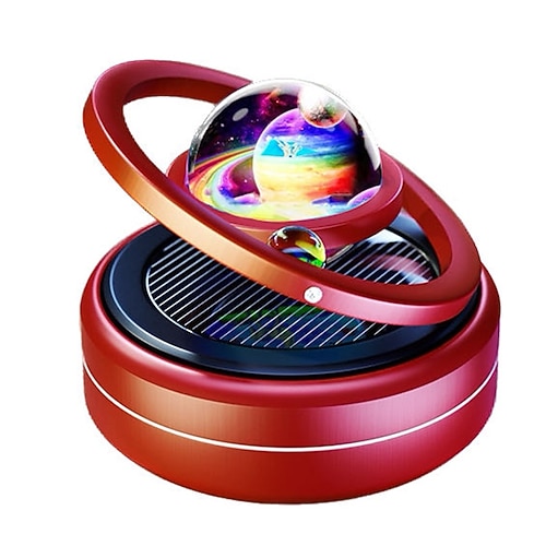 Auto Solar Lufterfrischer drehbarer Luftreiniger Aromatherapie Diffusor Auto Dekoration Zubehör für Auto Home Interior Duft Image