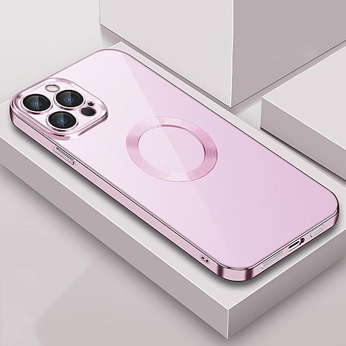 Handy Hülle Handyhüllen Für iPhone 17 Pro Max 17 Air 15 14 Pro Max Plus 13 12 11 Pro Max Mini Mit Magsafe Kameralinsenschutz Stoßfest Einfarbig TPU Image