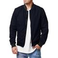 Herren Wanderjacke Bomberjacke Draussen warm halten Windundurchlässig Atmungsaktiv Leicht Oberbekleidung Windbreaker Windjacke Trench Coat Angeln Klettern Camping / Wandern / Höhlenforschung Schwarz