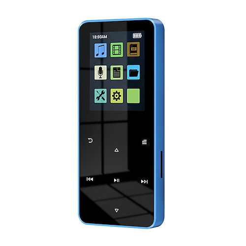 Q8 mit Bluetooth 5.0 MP3-Player, vollständiger 1,8-Zoll-Touchscreen, 4 GB, 8 GB, 16 GB, 32 GB, MP4-Player, Musik-Player mit integriertem Lautsprecher, FM-Radio-Recorder Image