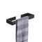 Badezimmer-Accessoire-Set, selbstklebende mattschwarze Edelstahl-Hardware umfasst Kleiderhaken, Handtuchhalter, Handtuchhalter, Toilettenpapierhalter, für Zuhause und Hotel