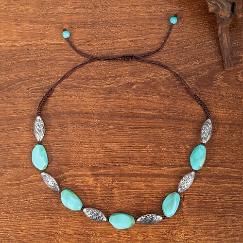 Halskette Halskette Retro Vintage Böhmische Boho Kunststoff Für Cosplay Damen Modeschmuck Modeschmuck Image