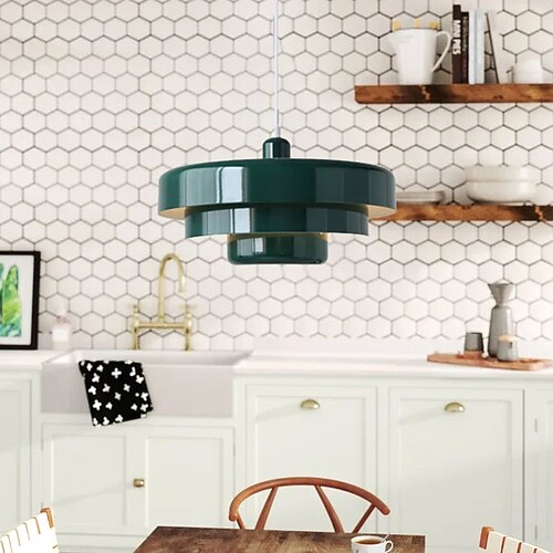 led pendelleuchte orange schatten pendelleuchte küche insel hängende kronleuchter leuchten dunkelgrün schlafzimmer nacht verstellbare deckenleuchte hängelampe Image