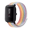 Uhrenarmband für Amazfit GTS 4,4mini, 3,2,2mini, 2e, GTR 42mm, Bip U Pro, U, 3 Pro, 3, S lite, S, lite Nylon Ersatz Gurt 20mm Klettverschluß Sport Loop Armband