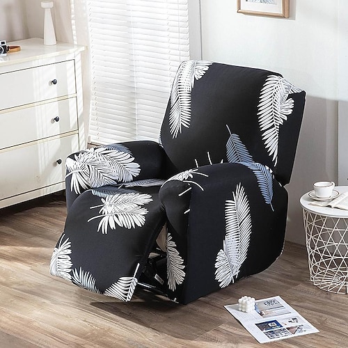 Stretch-Relaxsesselbezug, Relaxsessel-Bezüge, 1-Sitzer-Sessel, Couch-Schonbezug mit elastischer Schlaufe, Anti-Katzen-Kratz-Möbelschutz für Kinder, Haustiere, Hunde, Katzen Image
