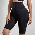 Korsett-Damen, hoch tailliert, Po-Lift, Body-Shaper-Shorts, Shapewear für Bauchkontrolle, Oberschenkel-Schlankheit